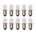 thumbnail image 1 of (10) 19.2v Volt Flashlight Replacement Xenon Bulb for Porter Cable # 881 # 8419, 1 of 1