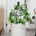 thumbnail image 5 of Sturdy Metal Garden Obelisk Trellis for Climbing Plants - 12" x 8.1" Versatile Support for Roses, Topiaries & Houseplants - Easy to Assemble, Durable & Decorative for Indoor/Outdoor Displays, 5 of 16