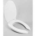 thumbnail image 2 of Centoco 820TM-001 Plastic Elongated Toilet Seat, White, 2 of 2