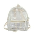 thumbnail image 2 of College Dorm Essentials for Girls, Clear PVC Backpack Waterproof Storage Bag Large Capacity Transparent Tote with Zipper Closure for Travel Organization and Home Closet Use Akmoler, 2 of 6