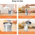 thumbnail image 5 of Stainless Steel Hand Milk Frother, Manual Operated Milk Foam Maker, Cappuccino And Latte Coffee Frother, 5 of 5