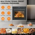 thumbnail image 2 of Single Wall Oven, 24 Inch 3000W Built-In Electric Convection Oven, 25 Cu.Ft. Capacity, Touch Control, Timer, Black, 2 of 7