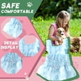 thumbnail image 4 of GASTROPOD Dog Dresses for Small Dogs Girl,Cloth Dog Clothes for Small Dogs,Vital Style with Dot Puppy Clothes,Blue,Xxl, 4 of 7