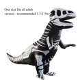 thumbnail image 2 of Traje inflable divertido de dinosaurio de Halloween Tyrannosaurus Rex Traje inflable de dinosaurio musculoso para montar, 2 of 5
