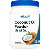 Nutricost Coconut Oil Powder 1 lb, 45 Servings (10 Grams per Serving)