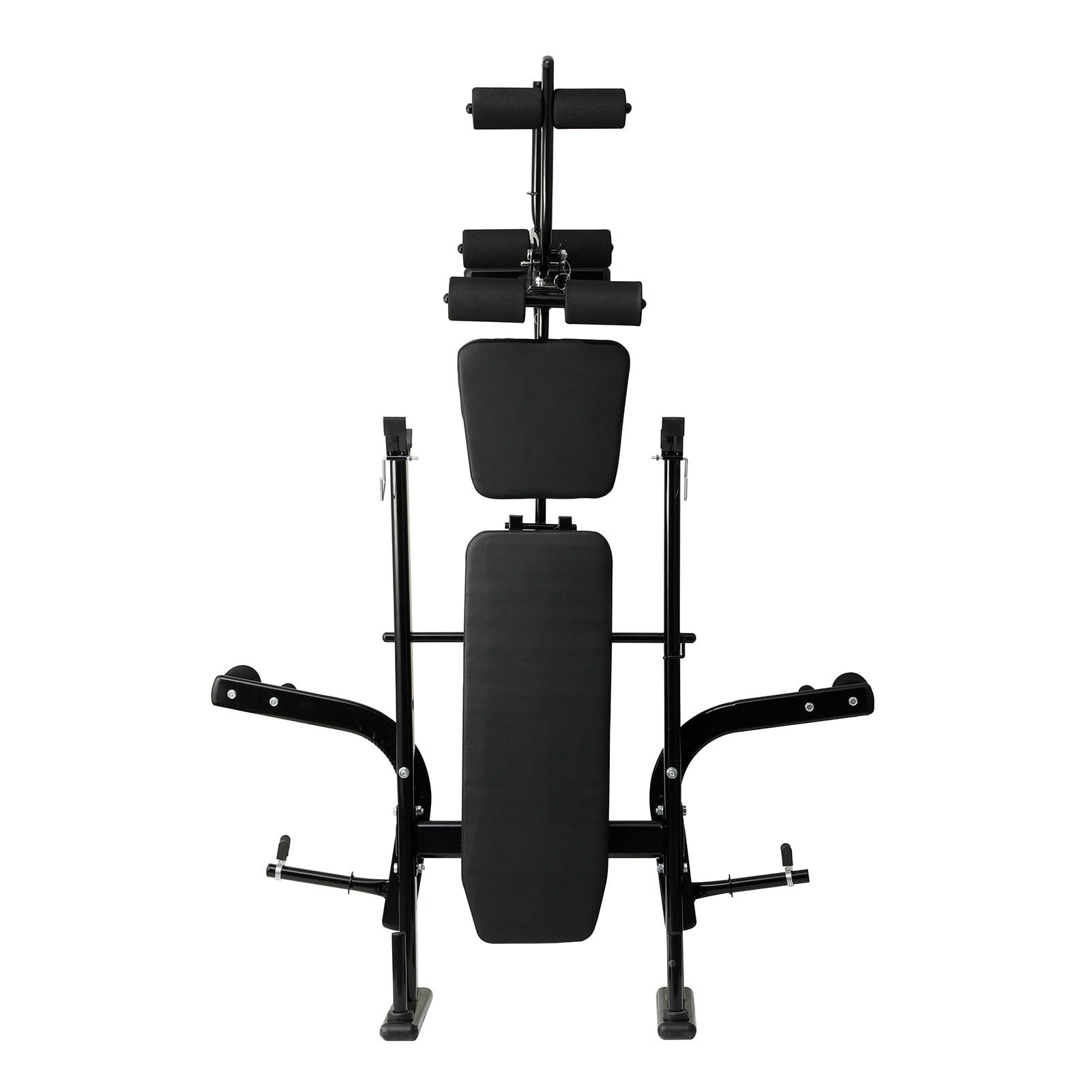 JNXYL Adjustable Weight Bench Set, 800LBS 4 In 1 Full Body Workout Weight Bench With Leg Extension , Multi-Function Strength Training Bench Press Set for Home Gym