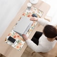 thumbnail image 3 of Long Mouse Pads for Desk,Corgi Dog and Flower Florals Desk Mats on Top Of Desks, Desk Mouse Pad Extra Large with 3mm Non-Slip Base and Stitched Edge for Gaming,Office,Work,Home 31.5"x11.8", 3 of 6
