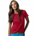 thumbnail image 1 of Hanes 5680 T-Shirt Décontracté pour Femmes, Col Rond, Taille 2, Extra Large, Rouge Profond, 1 of 1