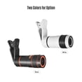 thumbnail image 4 of Lente del teléfono 8X Zoom Optical Smartphone Teleobjetivo Lente Telescopio Portátil Teléfono Móvil con Clip Universal para iPhone Samsung HUAWEI Xiaomi HTC La mayoría de los Teléfonos Meterk Lente del teléfono, 4 of 7