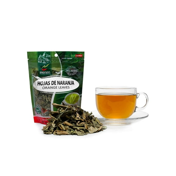 Hanan Peruvian Secrets Hojas De Naranja Herbal Tea | 100% Natural Orange Leaves | 1.41oz / 40g Loose Leaf Bag | Naturally Reduces Occasional Stress, Tension, and Stomach Discomfort- 1 Pack