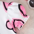 thumbnail image 6 of Spazoro Toddler Girls Cute Outfit Sets, Love Print Crew Neck Summer 2-Pieces Short Sleeve Shirt and Shorts Sets Pink Size 6 Months, 6 of 8