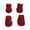 Red_14#716, variant on Breathable Mesh Dog Boots with Adjustable Straps, Non-Slip Sole, Lightweight Protective Paw Shoes for Small Dogs, Set of 4 ,Pink S
