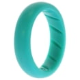 thumbnail image 1 of Anillo de boda BR sólido de silicona - Básico-Turquesa de ROQ para mujer - Anillo de 6 mm, 1 of 1