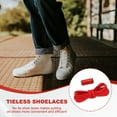 thumbnail image 6 of Uxcell No Tie Shoelaces Tieless Elastic Shoe Laces Replacement with 2 Metal Locks Buckles Fit for Sneakers Canvas Shoes Red, 6 of 7