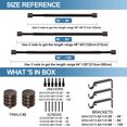 thumbnail image 4 of Urbanest Adjustable Spire Curtain 5/8" Rod, 48"-84", Bronze, 4 of 6