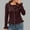 Wine, variant on Amidoa Sweaters for Women Light Long Sleeve Cardigan Black Cute Ruffle Solid Button up Cardigans Womens Cardigans L