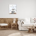thumbnail image 2 of Gather & Give Thanks Autumn Barn Holiday Graphic Art White Framed Art Print Wall Art, 2 of 7