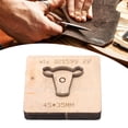 thumbnail image 4 of Molde De Corte De Cuero, Troquelado De Cuero Con Forma De Cabeza De Toro Fácil De Usar Para Cinturón, 4 of 8