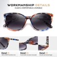 thumbnail image 4 of Gafas de Sol Colrea Tendencia Ojo de Gato CL22017 UV400 para Mujer, 4 of 6