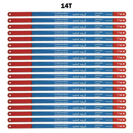 

BAMILL 20pcs Hacksaw Blades Replacement Saw Blades 14T 18T 24T Cutting for Wood Plastic