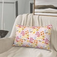 thumbnail image 5 of Lsque Colorful Floral Pattern Pillow Case – Soft & Cozy Throw Pillow Cover, Hypoallergenic Cushion Case for Sleeping Women with Envelope Closure-16"x24", 5 of 6