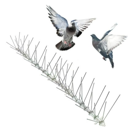Bird-X Stainless Steel Bird Spikes Narrow, Covers 50 feet