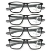 4PK Men Women Multifocus No Line Progressive Reading Glasses Multifocal Readers