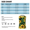 thumbnail image 6 of Haiem Men's Sunflower 1 Print Tank Tops Summer Sleeveless Cut Off Workout T-Shirts Fitness Vest Athletic Undershirts-X-Large, 6 of 8