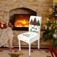 thumbnail image 5 of Honmine Christmas Tree Themed Chair Covers, Decorative Holiday Seat Covers for Dining, Party, Home Decor, Festive Seasonal Protection, Style, 5 of 6