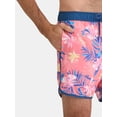 thumbnail image 4 of George Men's & Big Men's Dolphin Hem Swim Trunks, 7" Inseam, Size XS-3XL, 4 of 5