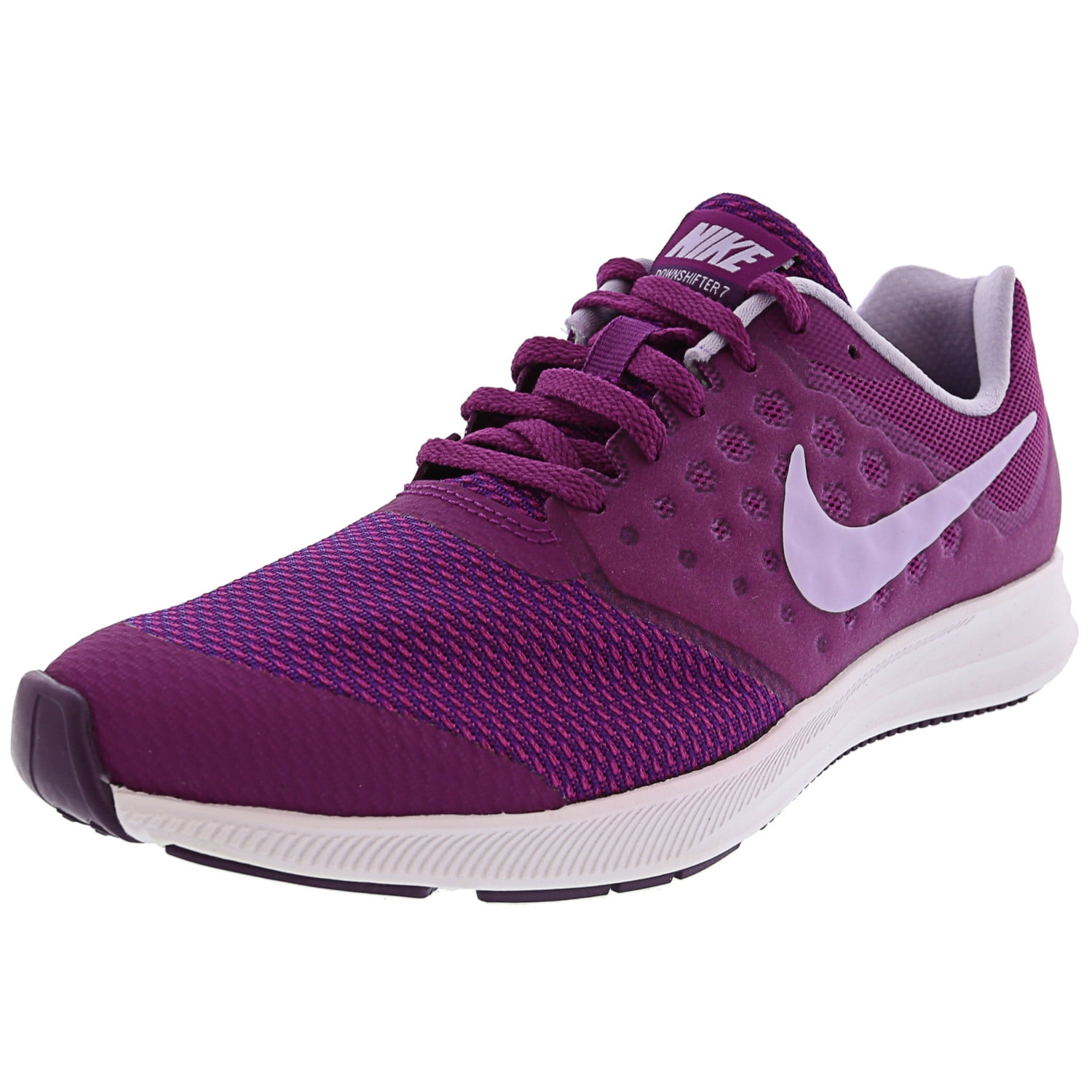 Nike Downshifter 7 Gs Night Purple / Violet Mist Ankle-High Mesh Running Shoe 7M - Walmart.com