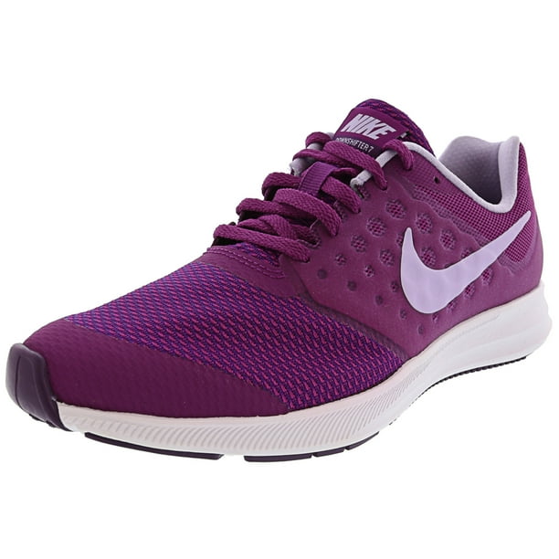 Nike Boy's 7 Night Purple / Violet Mist Ankle-High Mesh Running Shoe - 7M Walmart.com