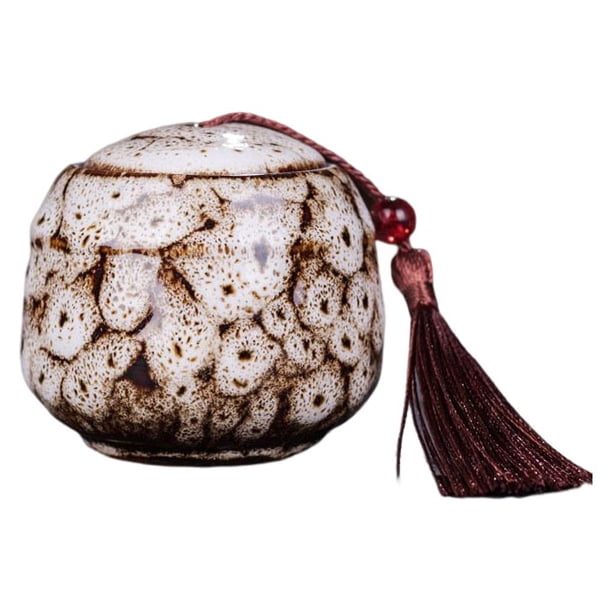 Billuyoard Soporte de almacenamiento de hojas de té con tapa, contenedor de polvo, lata sellada, hogar, cocina, restaurante, Hotel, fiesta, Almacenamiento y organización del hogar Blanco