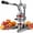 Gray, variant on Heavy Duty Cast Iron Citrus Juicer, Manual Orange Press with 304 Stainless Steel Cup for Lemon Grapefruit Pomegranate, Black