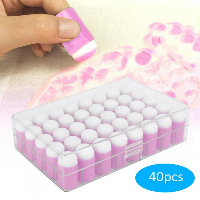Dioche Craft Drawing Finger, Finger Sponge Daubers, Practical Office Workers Birthday Color Mixing Festivals For Dyeing