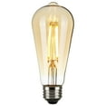 thumbnail image 4 of Satco Produits S9579 6.5W St19 LED Ambre Transparent 2300K 650 Lumens, 4 of 10