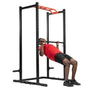 Sunny Health Fitness Pull Up Bar Attachment for Power Racks and Gym Cages, Cage Attachment, SF-XFA001