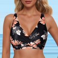 thumbnail image 2 of Bigetiay Womens Bikini Top Twist Front Bathing Suit Bra Minimalist Swimwear Swim Top Only, Size XXL, 2 of 5