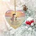 thumbnail image 4 of YiJuHui 1pcs Christmas Ornament Heart Ceramic Pendant, Beach Theme Holiday Decoration, Fade-Resistant Glossy Finish, Tree & Home Decor Gift 8cm, 4 of 6