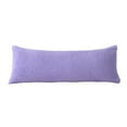thumbnail image 3 of Reafort Ultra Soft Sherpa Body Pillow Cover/Case with Zipper Closure 21"x54" (21"x54" Body Pillow Cover, Lilac), 3 of 4