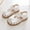 White, variant on Zecgelong Girls Sandals For Toddlers And Kids Comfortable Outdoor Summer Footwear With Flexible Design Ideal For Ages 12 Months To 14 Years Girls Princess Sandals Size 21 Black