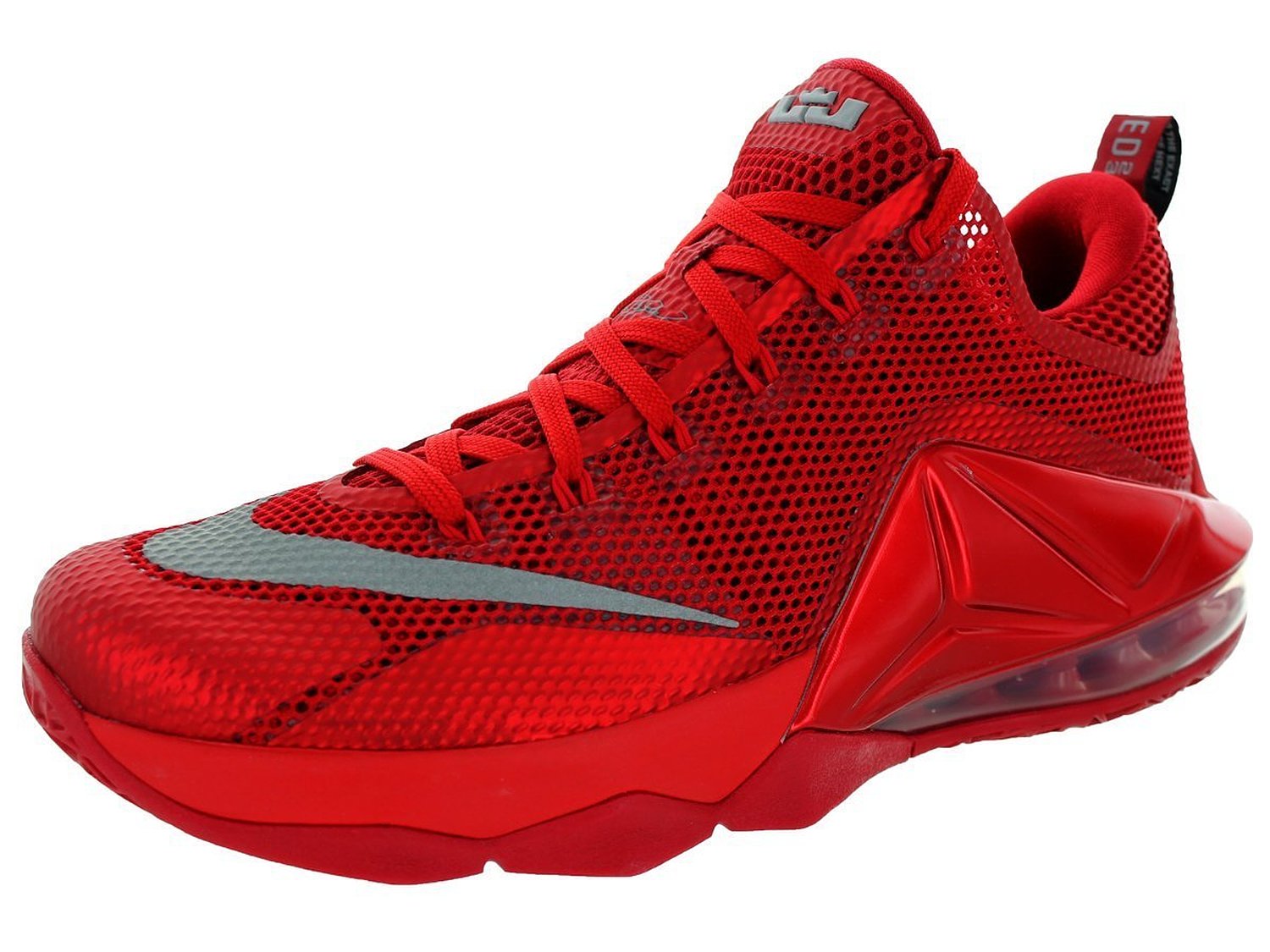Nike Men's Lebron XII Low Unvrsty Rd/Rflct Slvr/Gym Rd/B Basketball Shoes - image 1 of 3