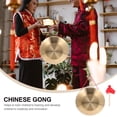 thumbnail image 3 of Greenadscape 1 Ensemble Cloche Gong Chinois Doré Fait Main pour Performance et Percussion, 3 of 5