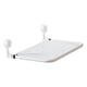 thumbnail image 4 of Tendedero de ropa plegable de malla retráctil para pared Blanco, 4 of 9