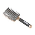 thumbnail image 1 of Boar Hair Brush Curved Vented Styling Hairbrush Detangling Thick Hair Massage, 1 of 4