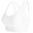 thumbnail image 1 of Sujetador deportivo para mujer, Top de realce sin aros con hebilla ajustable, poliéster, entrenamiento de Yoga, trote, ropa interior deportiva, gimnasio de talla grande XXL, 1 of 5