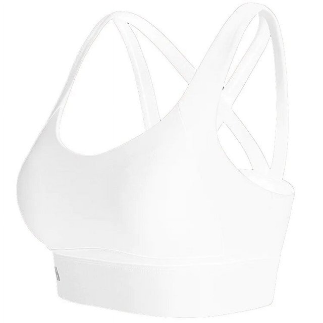 Sujetador deportivo para mujer, Top de realce sin aros con hebilla ajustable, poliéster, entrenamiento de Yoga, trote, ropa interior deportiva, gimnasio de talla grande XXL