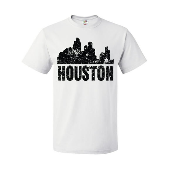 Inktastic Houston Skyline Grunge T-Shirt