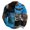 Blue, variant on GrmtClth Mens Regular Fit Halloween Golf Pullover Shirts Long Sleeve Spliced Patchwork Horror Pumpkin Skull Print Stretch Comfortable Daily Holiday Gathering Tops Black XL