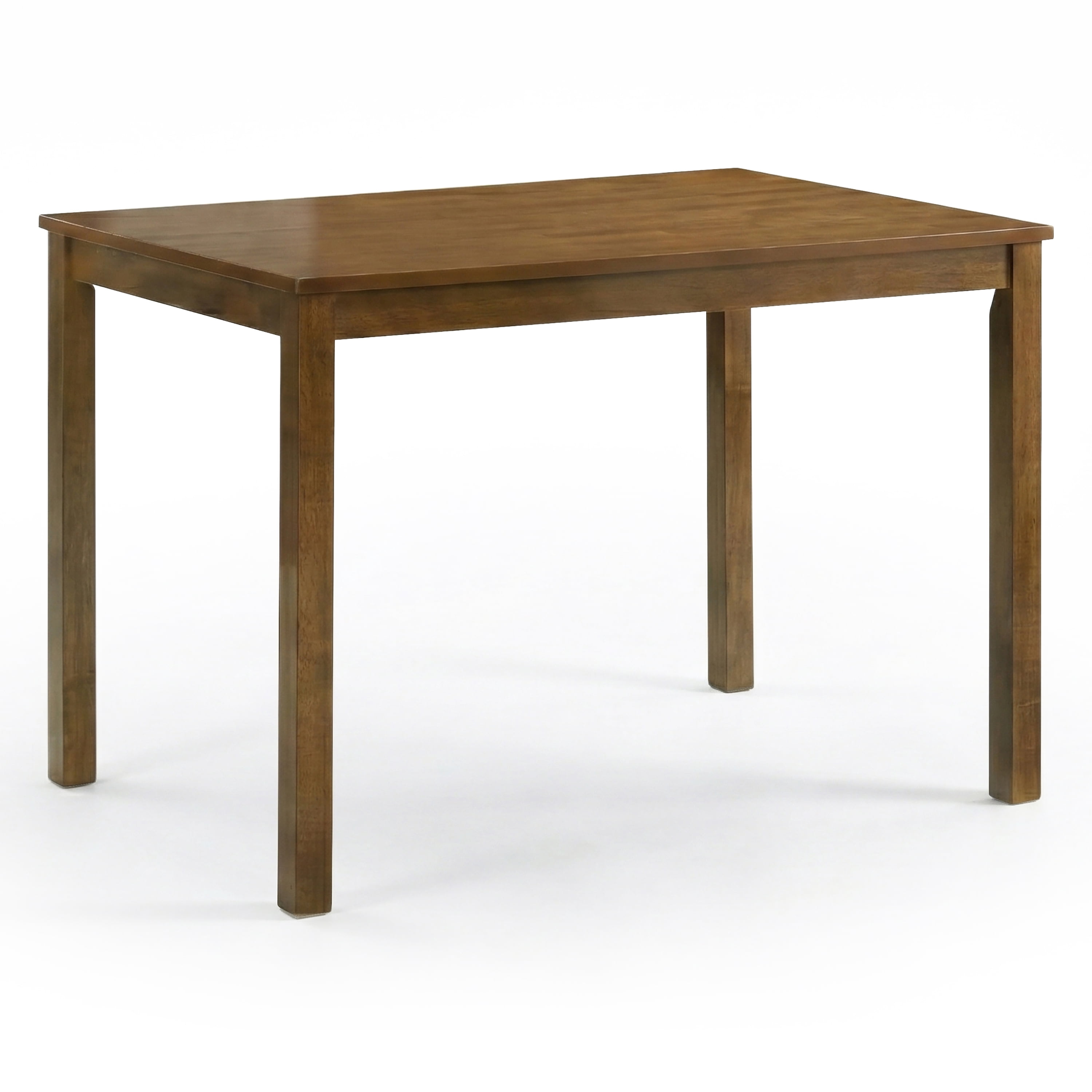 Furniture of America Risso Modern Solid Wood 43.3" Rectangle Dining Table, Medium Oak